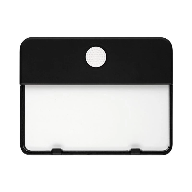 Moderne Aufputz Klingel Mit Namensschild Beleuchtet Schwarz – Bild 3