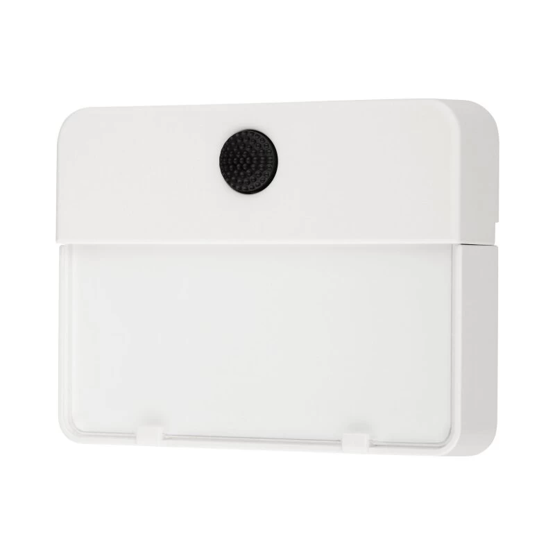 Moderne Aufputz Klingel Mit Namensschild Beleuchtet Weiß – Bild 2