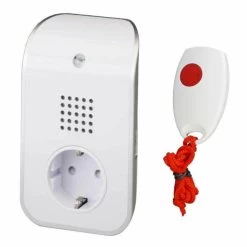 Notfall Funkklingel EMPFÄNGER HX Serie CURVE Incl. Notfall Sender HX Mini