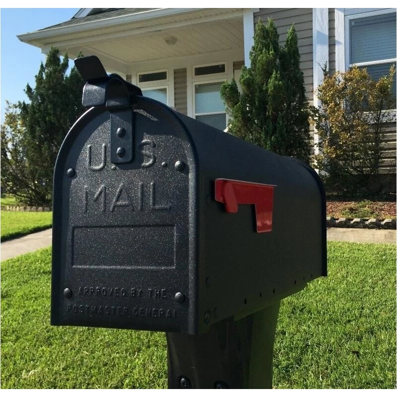 Original US-Mailbox Admiral Schwarz Aluminium – Bild 2