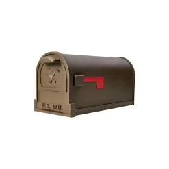 Original US-Mailbox Arlington Bronze Lackiert Mit Eingeprägtem Adler