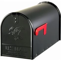 Original US-Mailbox Schwarz Elite