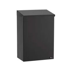 Paketbriefkasten Briefkasten Groß RAL 9005 Schwarz