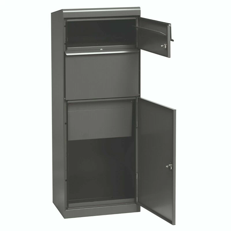 Paketbriefkasten MEFA MAPLE 661 Basaltgrau Semi-Matt RAL 7012 – Bild 2