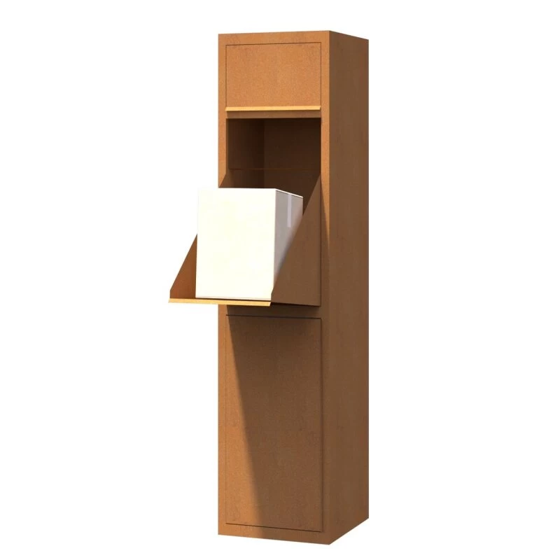 Paketkasten Postbox Paketbox Rost RAL 8001 – Bild 4