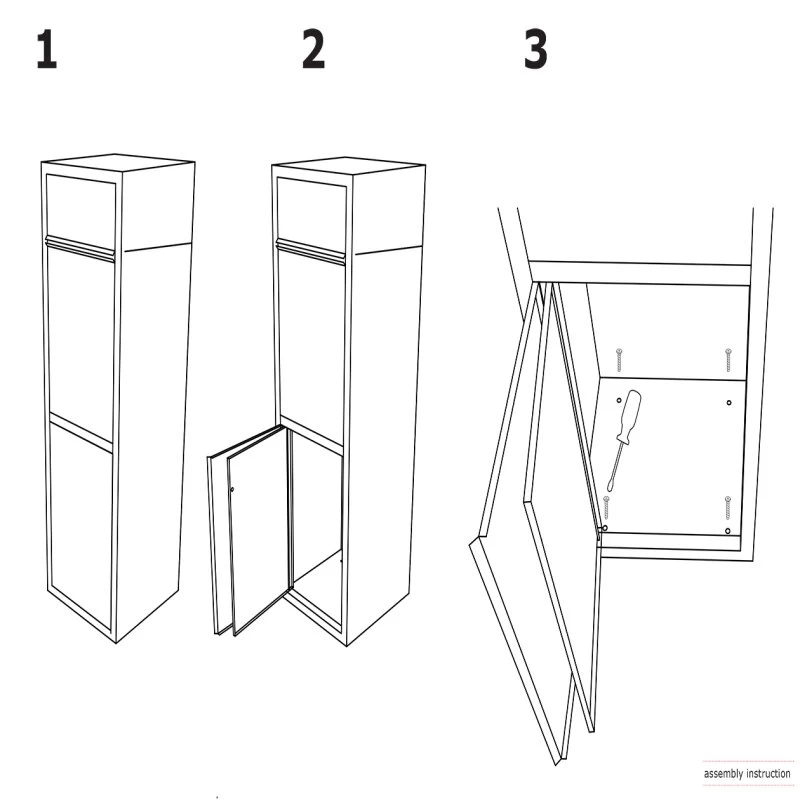 Paketkasten Postbox Paketbox Rost RAL 8001 – Bild 8