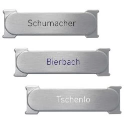 RENZ Aluminium Namensschild RSA1 97-9-90227