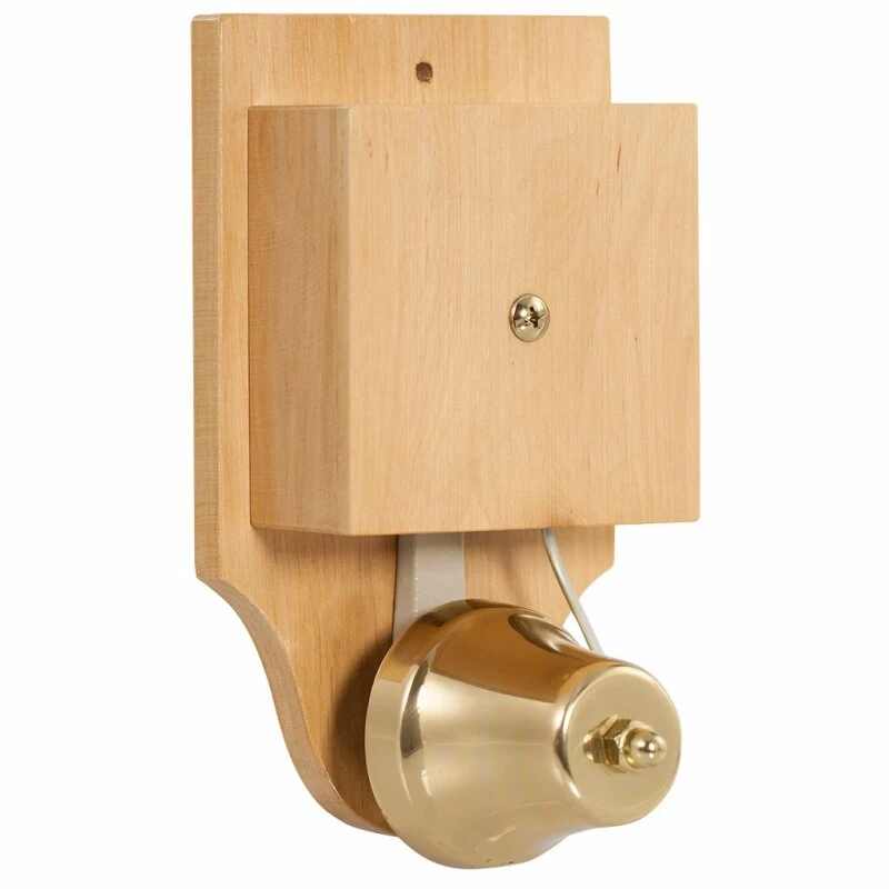 RETRO Läutewerk Klingel Holz Hell DNT-971 (8V AC) – Bild 3