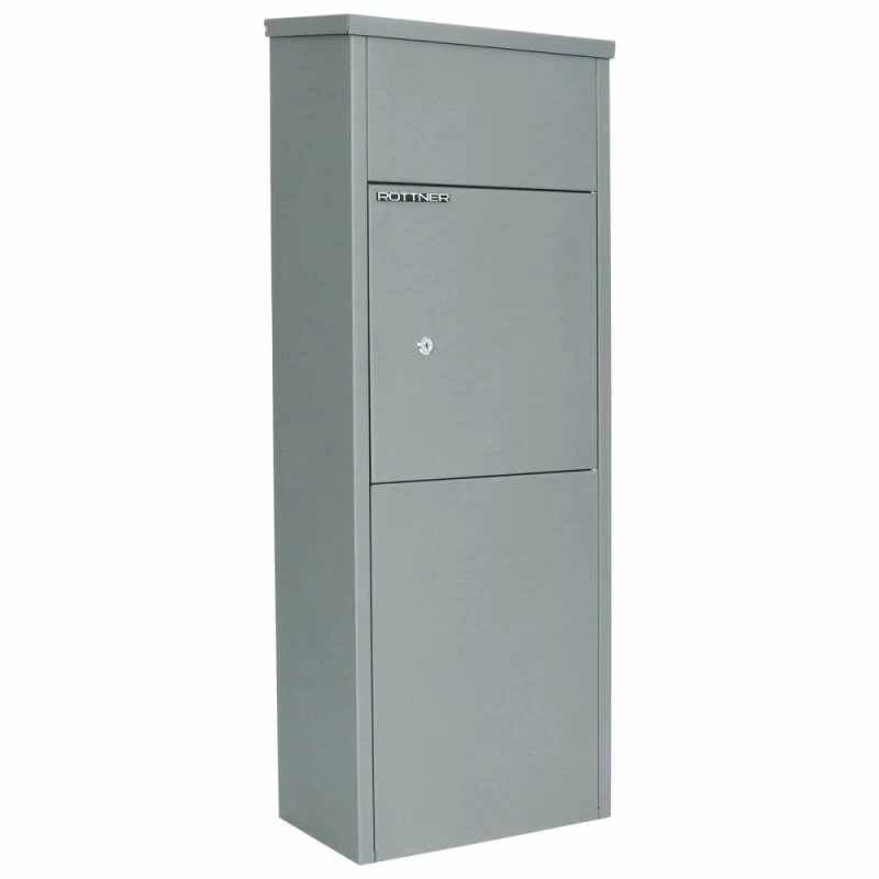 Rottner Stand Paketbriefkasten Parcel Keeper 1000 Silber