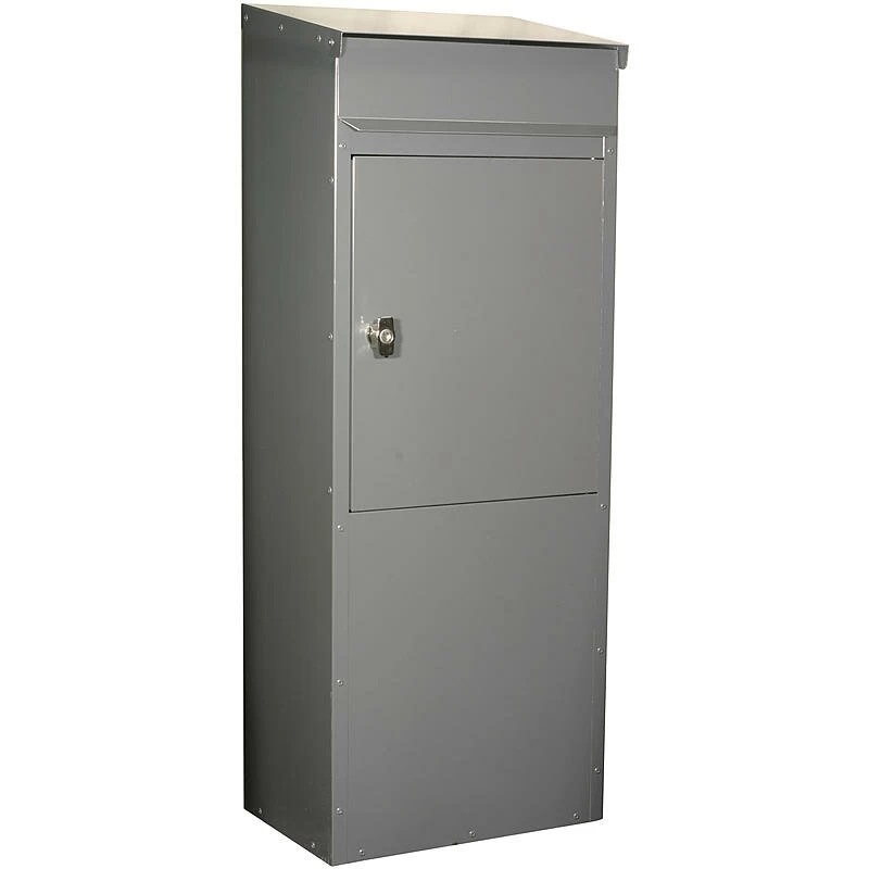 Safepost 855 Briefkasten Standbriefkasten Silbergrau RAL 9006