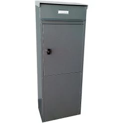 Safepost 855 TIAMAT Briefkasten Anthrazit Grau Inklusive 2 Schlüssel