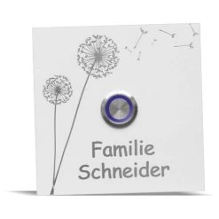 Türklingel Edelstahl 100x100mm Pulverbeschichtet Weiß