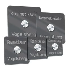 Türklingel Edelstahl DB 703 Mit 35mm LED Taster