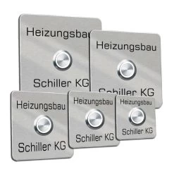 Türklingel Edelstahl Mit 35mm LED Taster