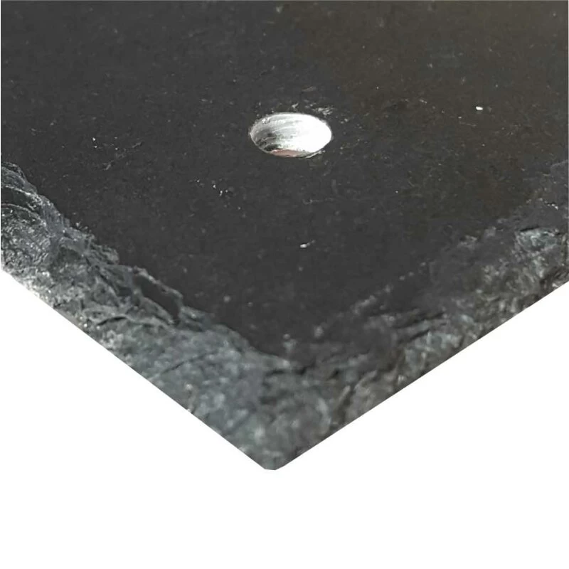 Türschild Aus Natur Schiefer 300x200 Mm Inkl. Beschriftung Herzlich – Bild 3