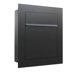 Unterputz Einbaubriefkasten Anthrazit Grau RAL 7016