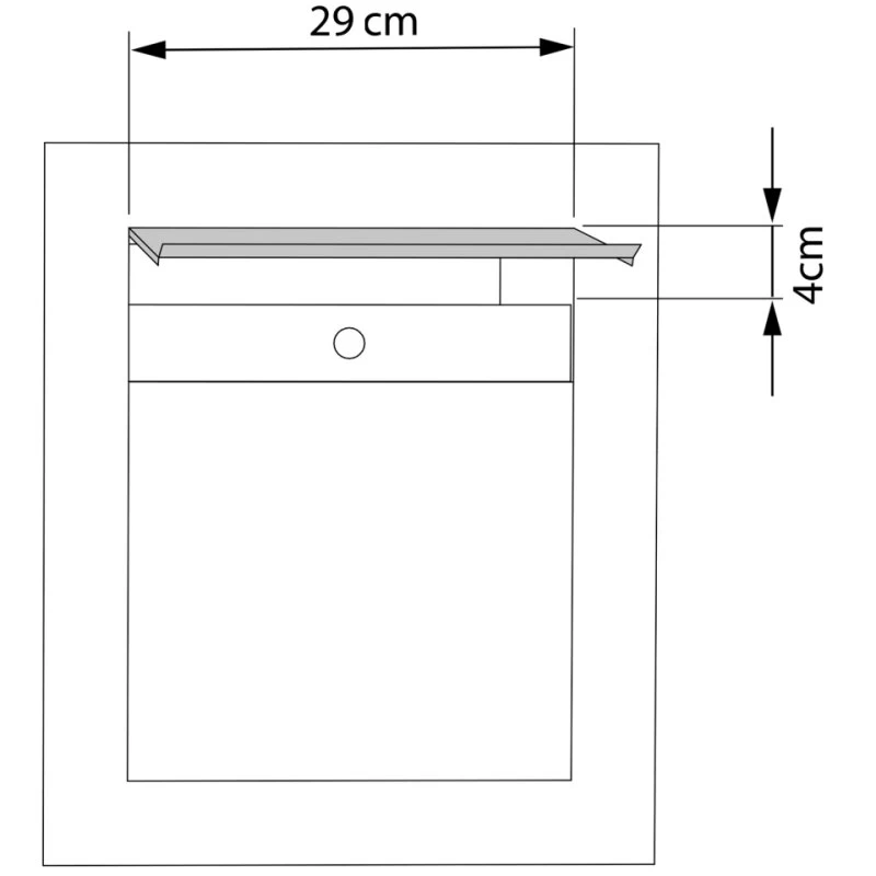 Unterputz Einbaubriefkasten In Rost Optik – Bild 5