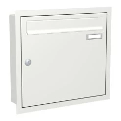 Unterputz Einbaubriefkastenanlage Weiß 1-15 Fach Wählbar