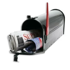 US Mailbox Amerikanischer Briefkasten Postkasten BOX Wandbriefkasten Kult SCHWARZ