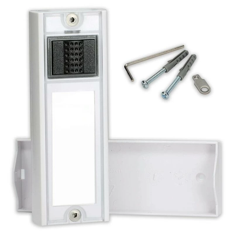 Zusatz Funkklingel Sender Grothe 43441 Mistral WEIß – Bild 2