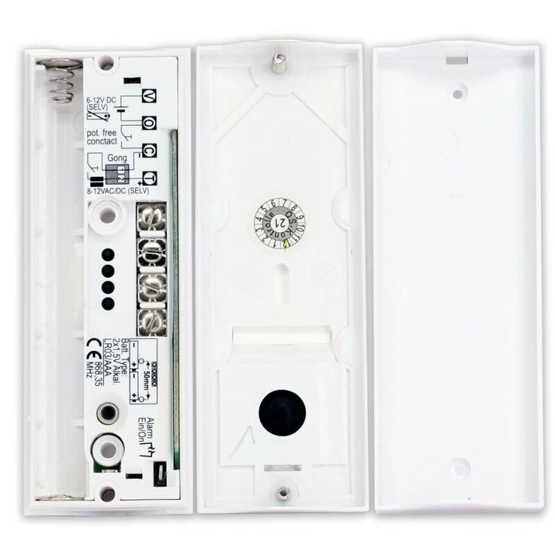 Zusatz Funkklingel Sender Grothe 43441 Mistral WEIß – Bild 3