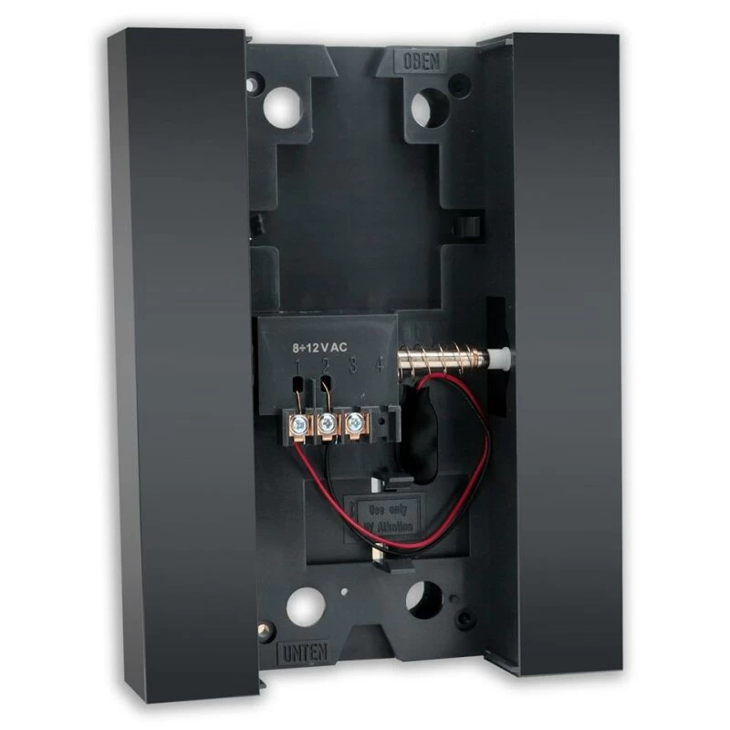 Zweiklang Gong Anthrazit Silber Metallic Elektromechanisch – Bild 2