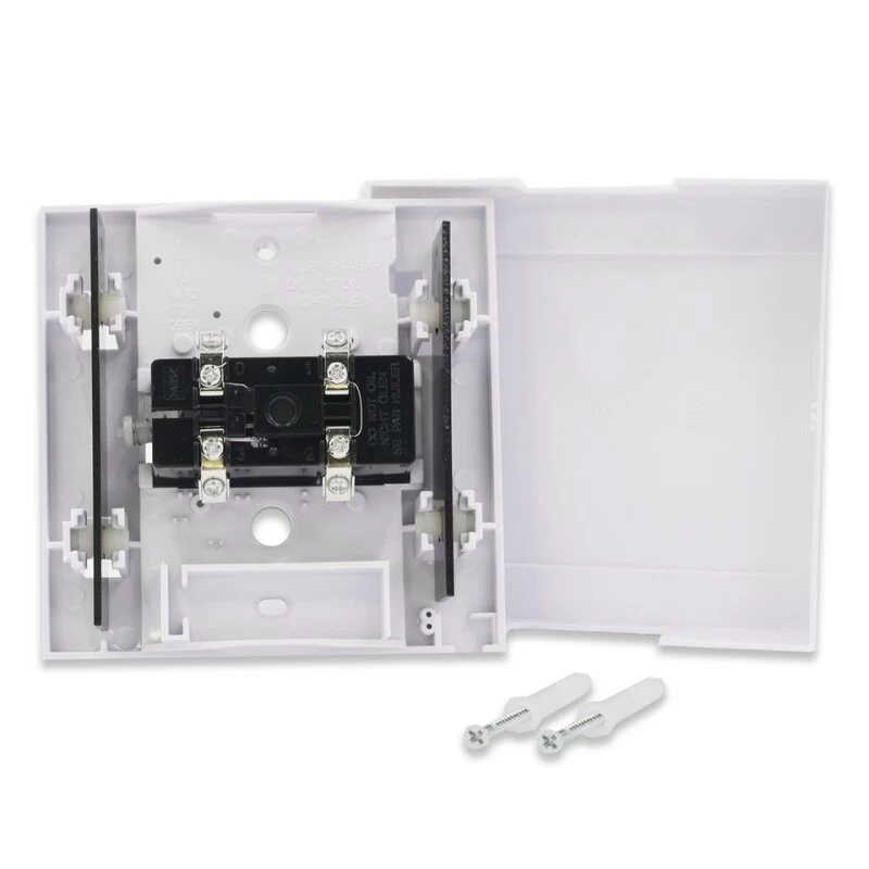 Zweiklang Gong Ceres Reinweiss Elektromechanisch – Bild 3