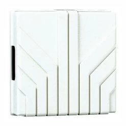 Zweiklang-Gong Elektromechanisch Abdeckung In Weiss