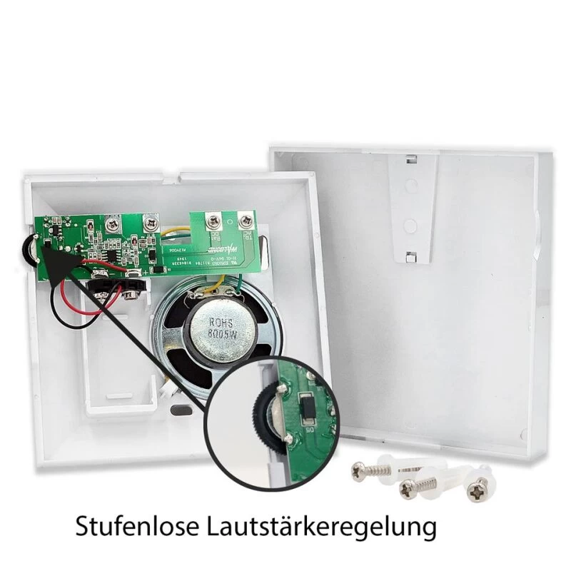 Zweiklang Gong Melodica SILBER Elektronisch – Bild 2