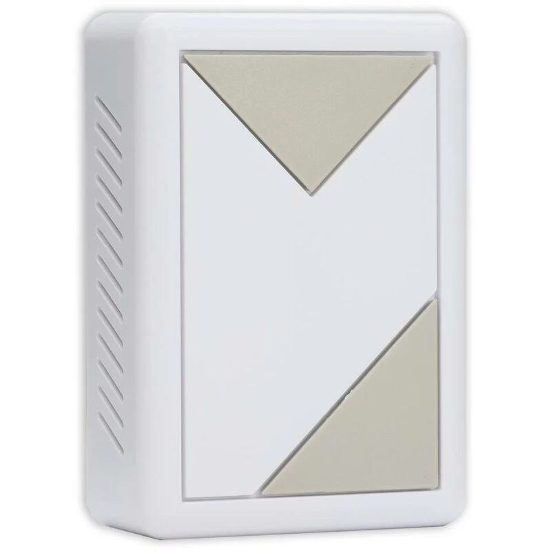 Zweiklang Gong Prisma Weiss Silber Elektromechanisch