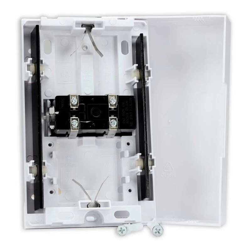 Zweiklang Gong Wave Reinweiss Elektromechanisch – Bild 2